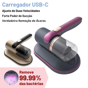 Aspirador de Colchão Portátil com Luz Ultra-Violeta